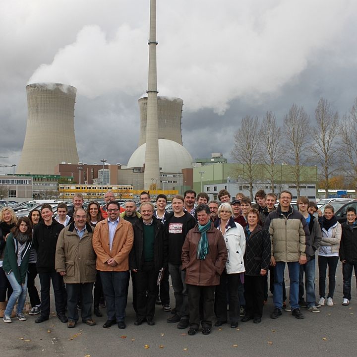 UWG-FW-Jugend im Kernkraftwerk