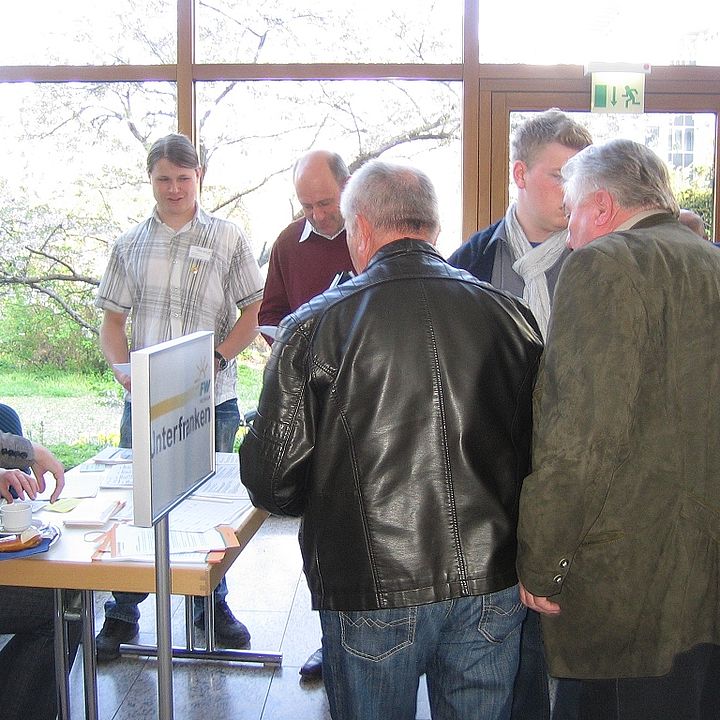 Eintragen in die Listen